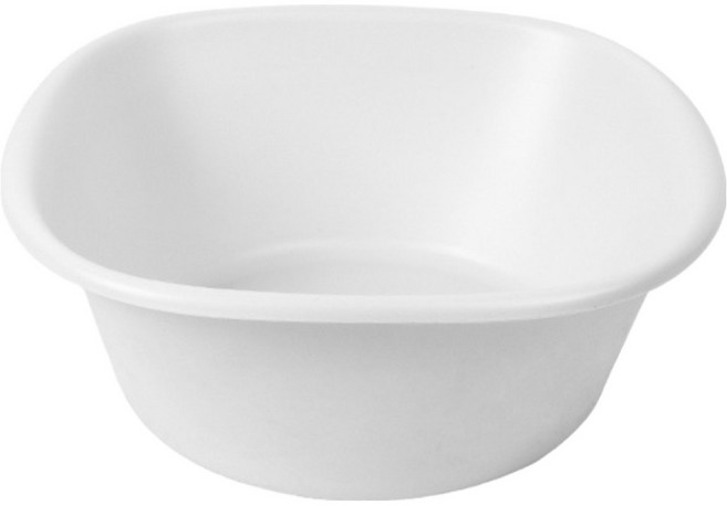 홈나나 여기저기 쓰이는 다용도 사각 대야 대형, 화이트, 1개