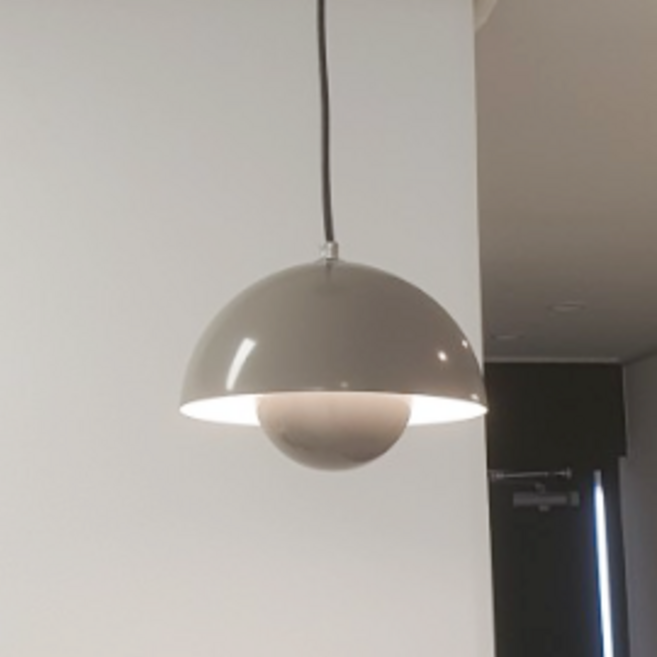 Forlight Flowerpot 吊燈餐桌燈 VP2, 灰米色