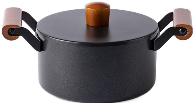 바이마르 인덕션 빈 양수냄비, 18cm, 블랙, 1개