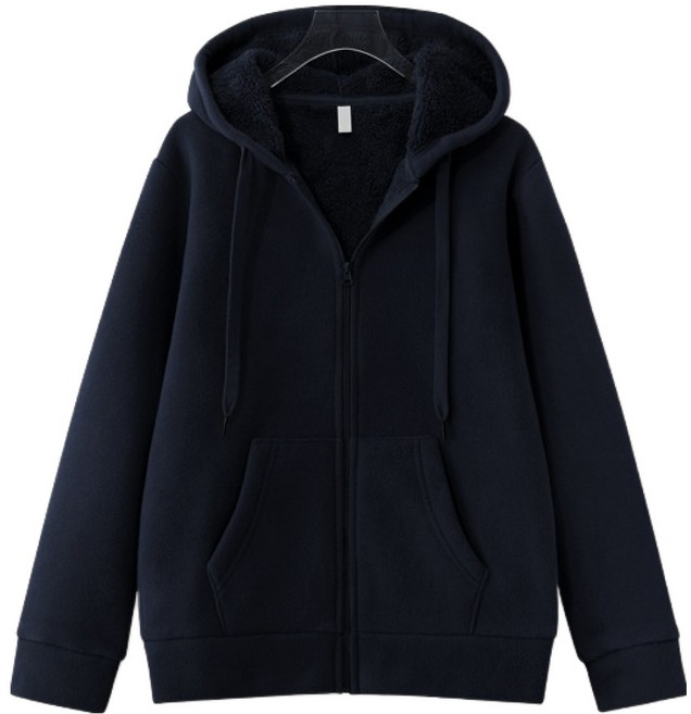 엠엔씨 남녀공용 두툼 양털 후리스 후드집업 MDHD545NK