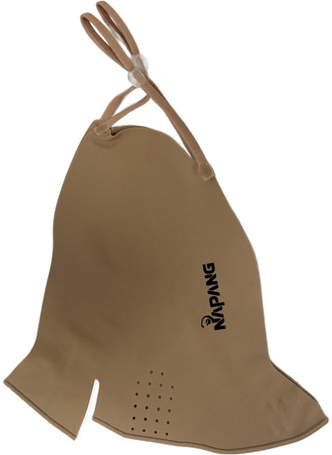 네이팡 표준형 에어홀 코 오픈 입 타공 야외 스포츠 쿨링 골프 얼굴 햇빛 가리개, 다크스킨, 1개