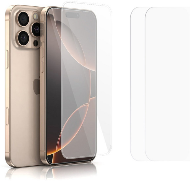 디이펙트 초박형 슬림 아머드 0.32mm 휴대폰 강화 액정보호필름 2p 세트, 1세트