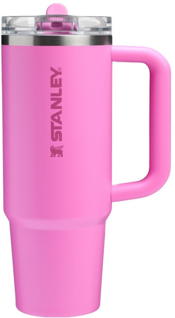 STANLEY 台灣公司貨 防漏吸管隨手杯, 1個, 冰果粉, 880ml