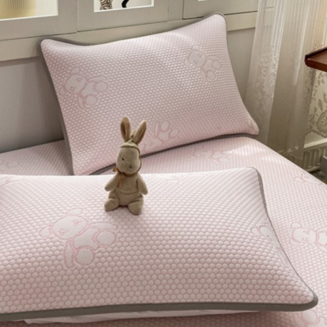 로켓필드 시원한 아이스실크 베개커버 아이스베어