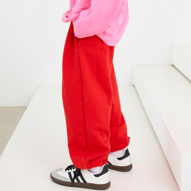 라피누 리오쭈리 오버핏 자수 조거팬츠 LP 012