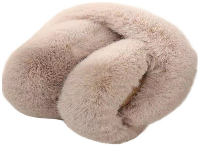 홍시유통 방한 방풍 짧은털 귀마개, 베이지, 1개