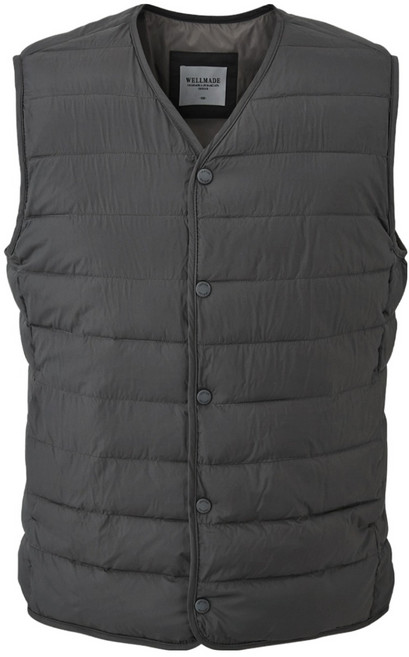 인디안 남성용 V넥 퀼팅 베스트