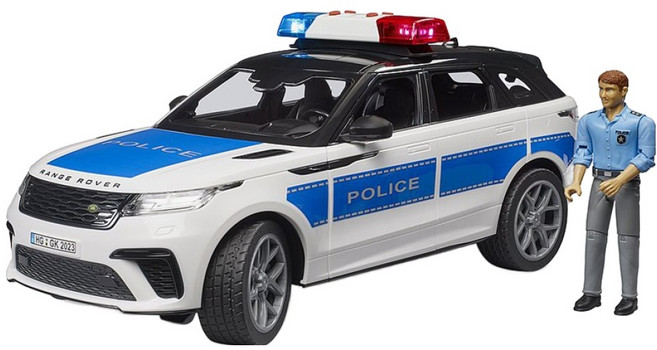 브루더 레인지로버 벨라 경찰차 BR02890, 혼합색상, 1개