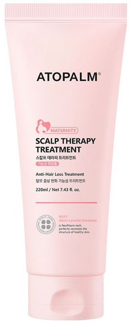 아토팜 매터니티케어 스칼프 테라피 트리트먼트, 220ml, 1개