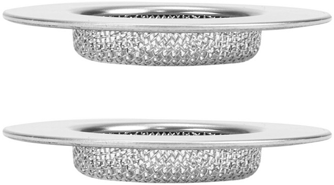 4BNK 스텐 304 욕실 세면대 거름망 2P, 실버