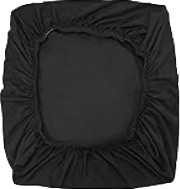 제이에스맘 사무용 의자 스판 쿠션커버, 블랙, 1개