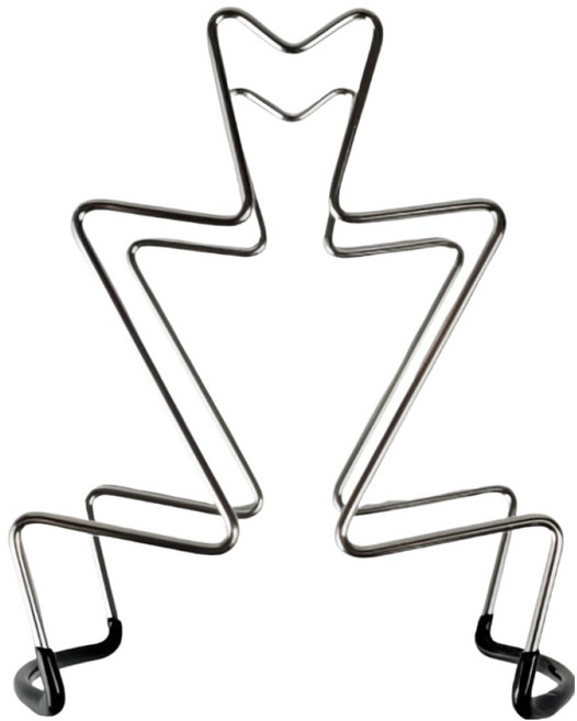 소소에떼 커피 드립백 거치대 블랙코팅, 실버, 1개