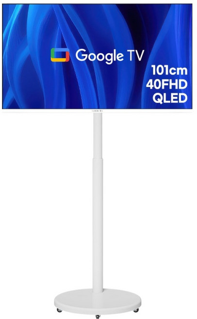 와이드뷰 FHD QLED 스마트 TV + 와이드무빙뷰 삼탠바이미 V3 세트, 101cm(40인치), GTWV400FHDQ11(TV), EKWBYME78W(스탠드), 거치대형, 고객직접설치