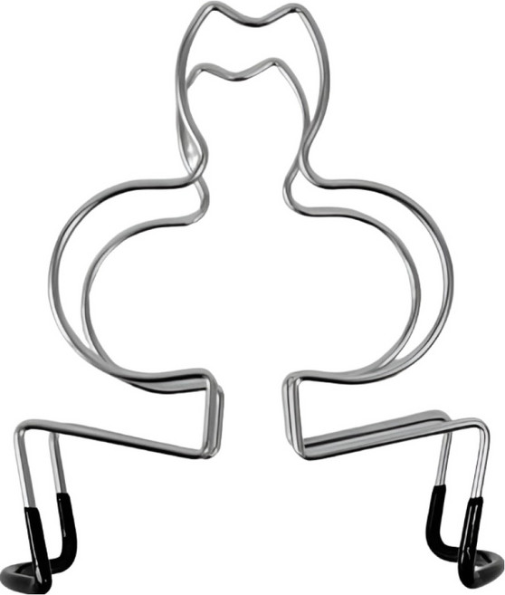 소소에떼 커피 드립백 거치대 클로버코팅, 실버, 1개