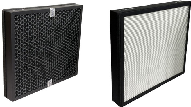 PUREBURG 淨博 高效活性碳 HEPA 2合1空氣過濾網 X 1 適用3M 全淨型 小台款空氣清淨機 FA-V300 / FA-V300W 含 RFID計算濾網時數, 1個, 300FA3M-01