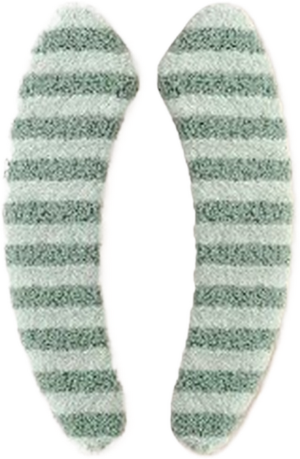 사인포스트 보온 벨벳 변기시트커버, 그린, 1개