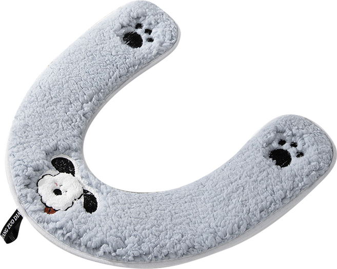 사인포스트 손잡이 보온 변기시트커버, 블루, 1개