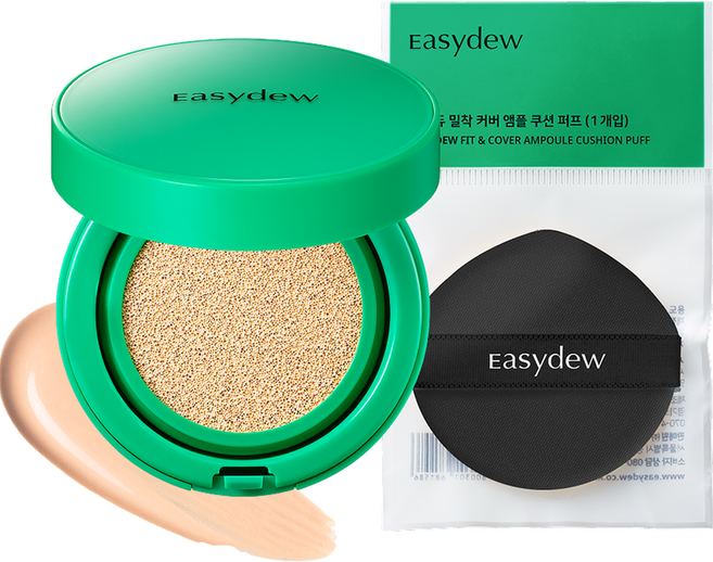 이지듀 멜라 비 토닝 앰플 쿠션 퍼프 기획 13g, 19호 페어, 1개