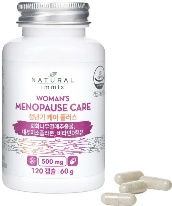 내추럴이믹스 갱년기 케어 플러스, 120정, 1개 - 쿠팡