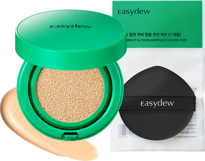 이지듀 멜라 비 토닝 앰플 쿠션 퍼프 기획 13g, 21호내추럴, 1개