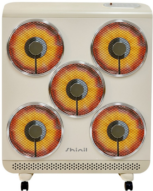 신일 5구 하이라이트 전기히터, 베이지, SEH-HL3000DEM