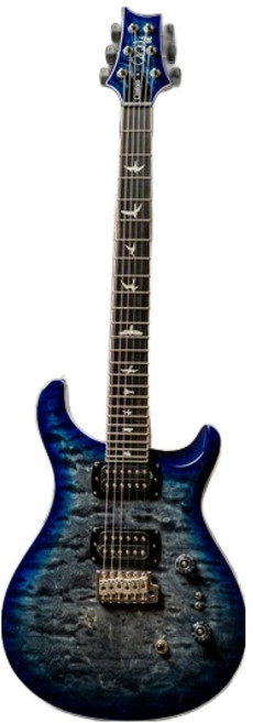 PRS SE 2025 Custom 24-08 Quilt LTD + 10종 구성품 세트, Charcoal Blue Burst, 1세트, C84QQEIN2C1