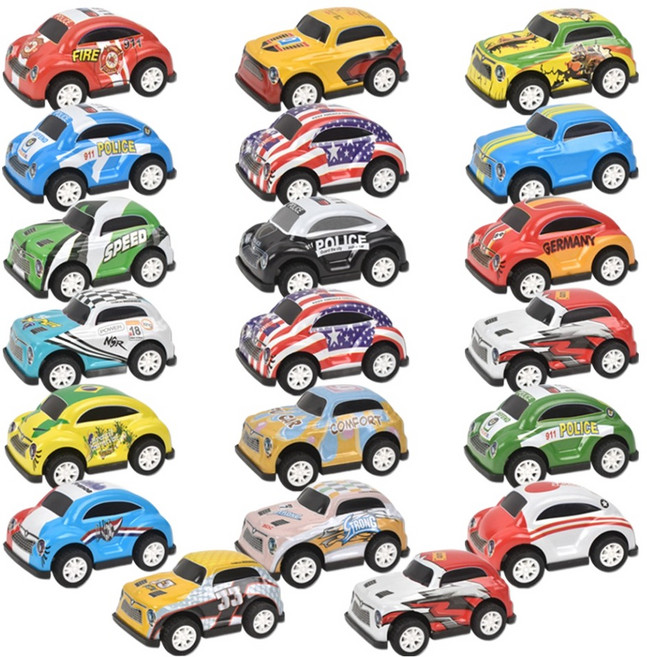 씨티 러너 해치백 풀백 미니카 6631, 랜덤발송, 20개