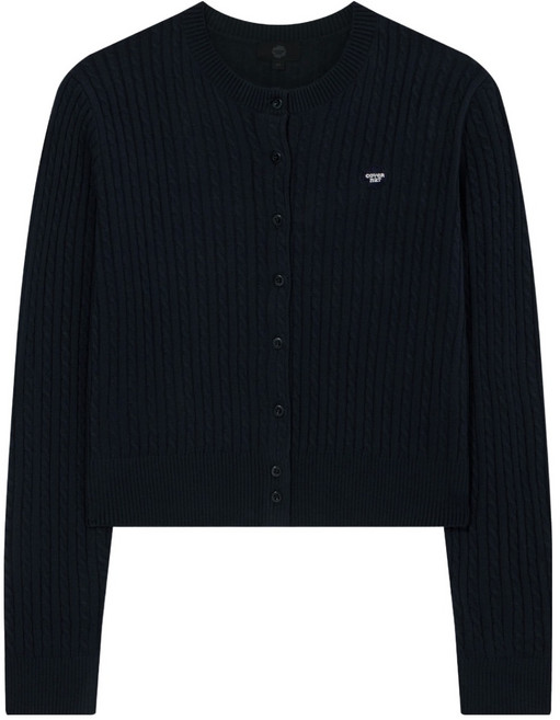 커버낫우먼 여성용 클로버하트 케이블 가디건