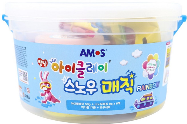 아모스 아이클레이 스노우 매직, 혼합색상, 1세트