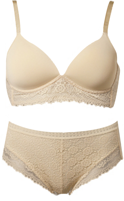 BASE ALPHA ESSENTIALS 無鋼圈蕾絲內衣褲A款套組