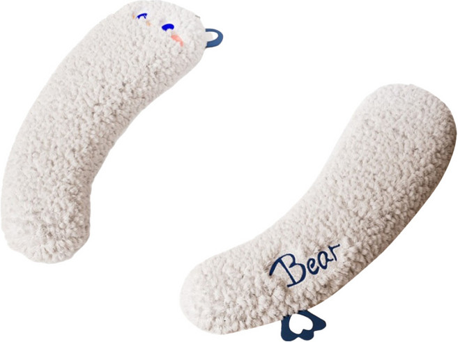 사인포스트 보온 폭신한 변기시트커버, 밀크화이트, 1개