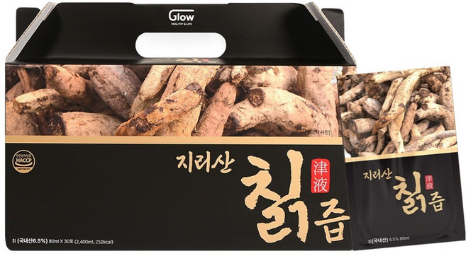 글로우에이치엘 국내산 지리산 칡즙 진액, 30개, 80ml