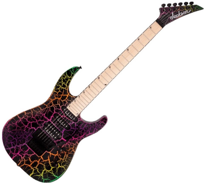Jackson Pro Series Soloist SL3M 일렉기타 + 구성품 10종 세트, Rainbow Crackle, 1세트, 2911000500
