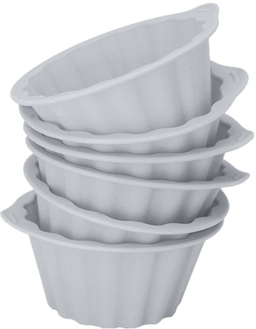 실리팟 실리콘 머핀틀 그레이, 6개