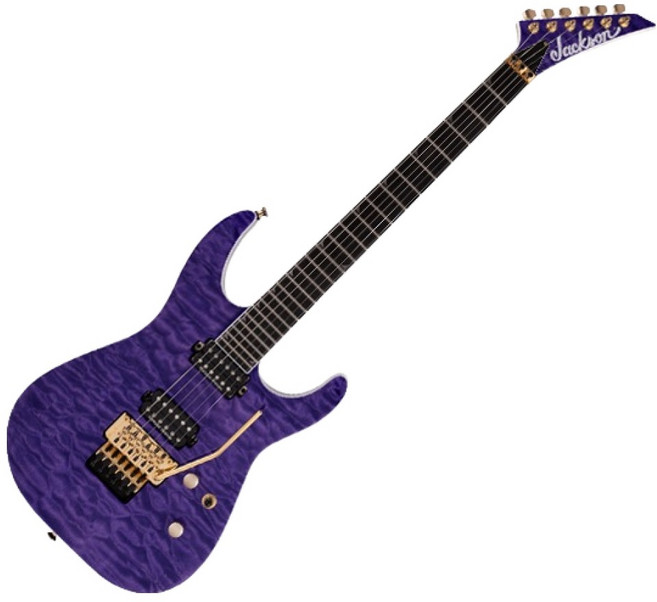 Jackson Pro Series Soloist SL2Q MAH 일렉기타 + 구성품 10종 세트, Trans Purple Burst, 1세트, 2914323592