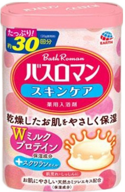 바스로망 W밀크프로틴 입욕제, 600g, 1개