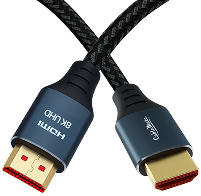 케이블메이트 HDMI 2.1 8K 하이엔드 초고화질 알루미늄 페브릭 고급형 케이블, 1개, 10m