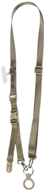 日本 SP SAUCE 旅行運動5合1手機掛繩, 卡其色, 1個