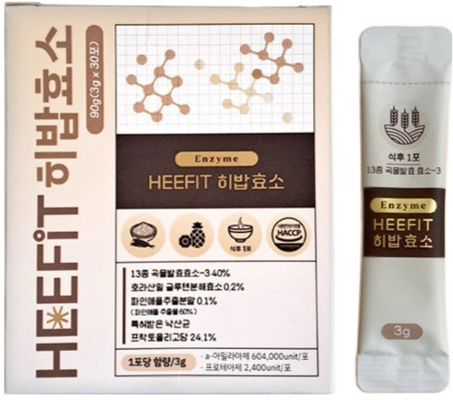 MEDICAKOREA HEEFIT Heebab酵素, 1個, 90g