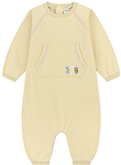 MilkBaby 유아용 콩닥콩닥포켓 기모 외출 우주복