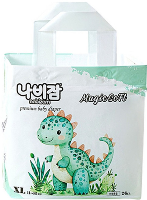 나비잠 매직소프트 팬티형 기저귀 남여공용, 특대형(XL), 26매