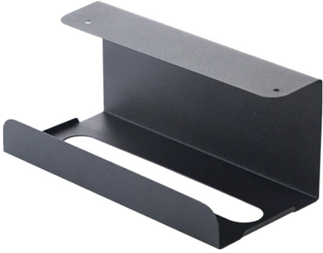 디블릭 상단걸이 티슈 디스펜서, 블랙, 1개