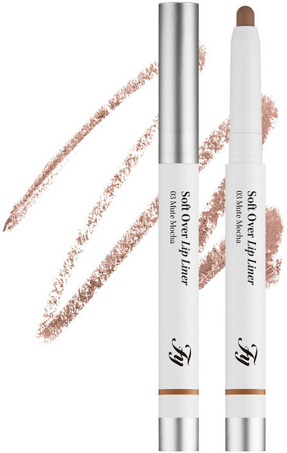 플린 소프트 오버 립라이너 0.8g, 1개, 03 뮤트 모카