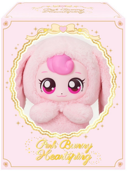 캐치티니핑 프린세스 버니 하츄핑 봉제인형, 200mm, 핑크, 1개