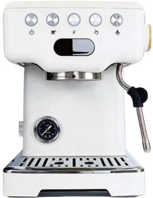 딜리코 2세대 반자동 가정용 에스프레소머신 커피머신, 화이트, 3605PWM V2 - 쿠팡