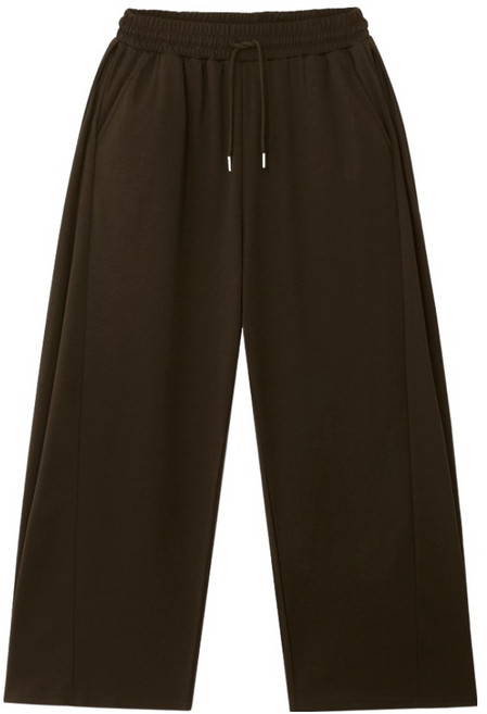 M.N.C 男女通用長版Air側邊細褶寬褲 MDIP950JO