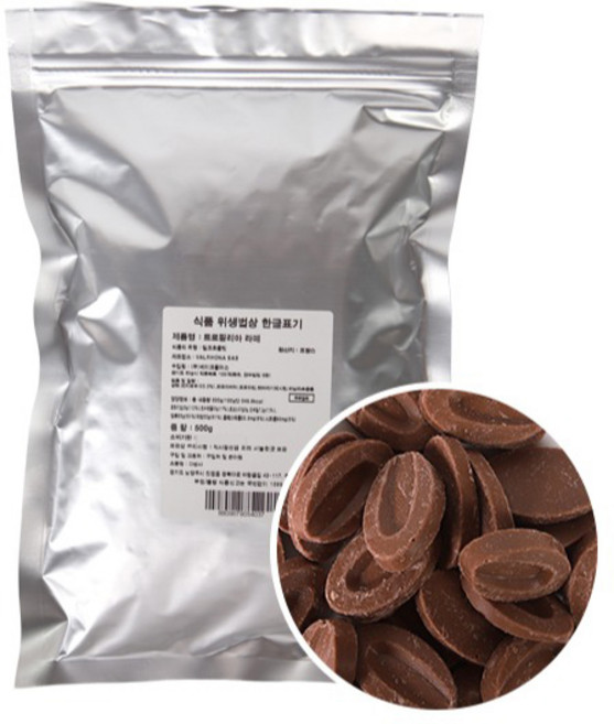발로나 트로필리아 라떼 초콜릿, 500g, 1개