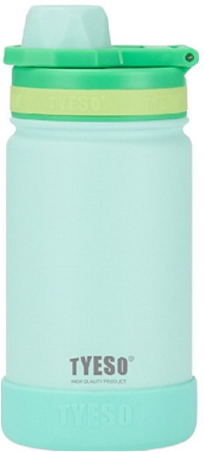 TYESO 泰碩 304不鏽鋼便攜兒童保溫水壺, 嫩芽綠, 420ml, 420ml, 1個