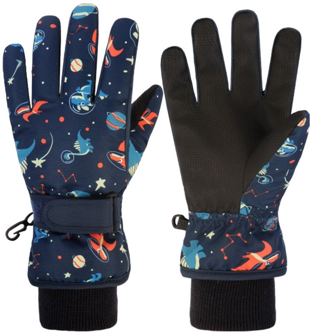 생활의지혜 주니어용 방수 보드 스키 겨울 장갑 양손착용 세트