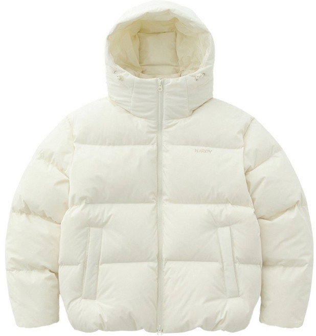 널디 남녀공용 에센셜 후디 다운 자켓 25FW